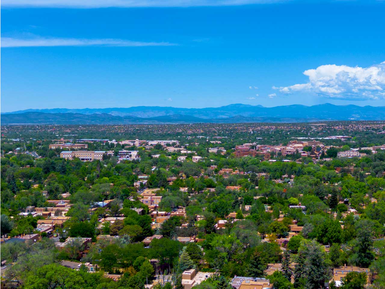 Historic eastside santa fe 5 Historic eastside santa fe aerial view