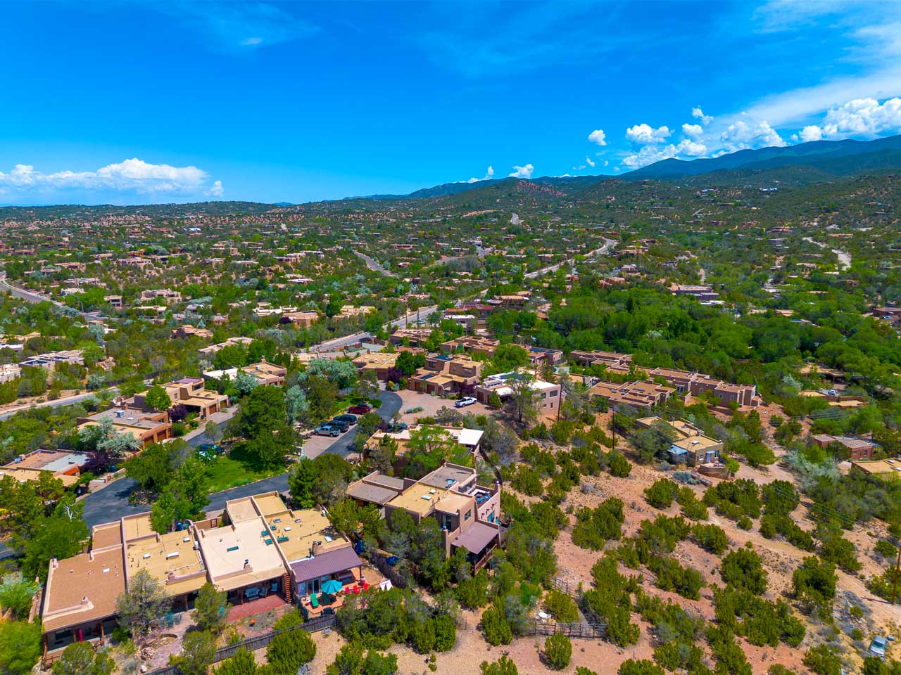 Historic eastside santa fe 6 Historic eastside santa fe aerial view